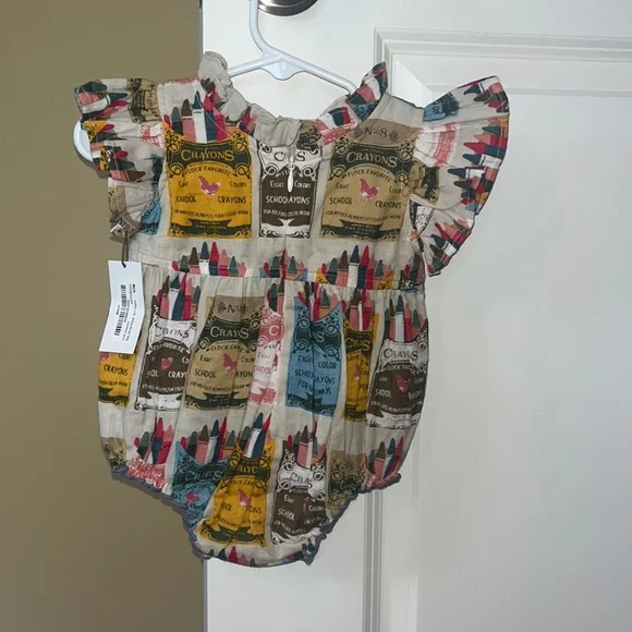 Adorable colorful pink chicken crayon bub!! - Picture 2 of 3